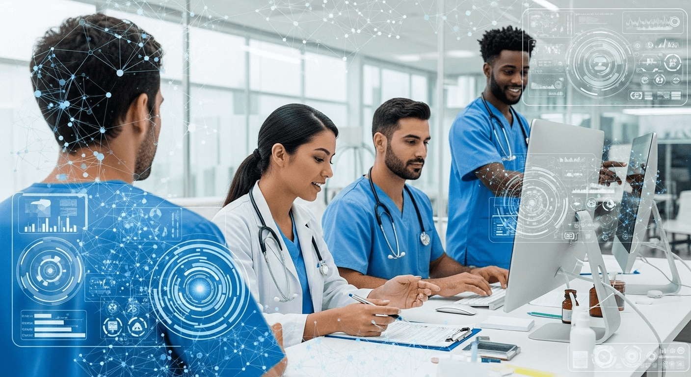 3 nurses and a Dr. Utilizing technology to improve patient care